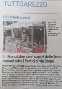 La Nazione di Arezzo 30 marzo 2018