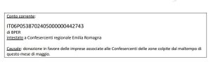 Donazioni Emilia romagna