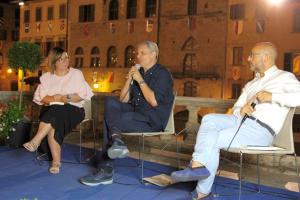 Greta Settimelli_Maurizio De Giovanni e Matteo Giusti