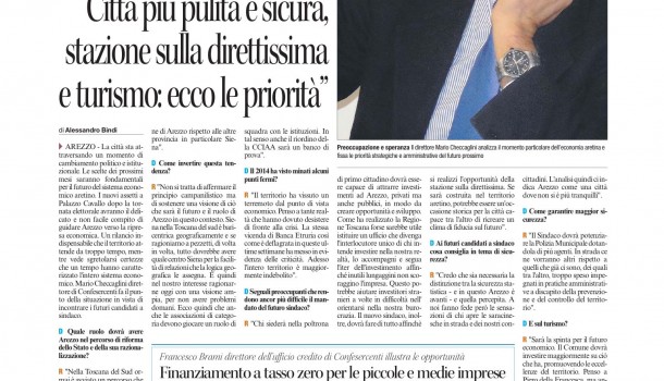 CORRIERE DI AREZZO 19 febbraio 2015