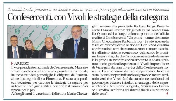 Corriere di Arezzo 6 febbraio 2015