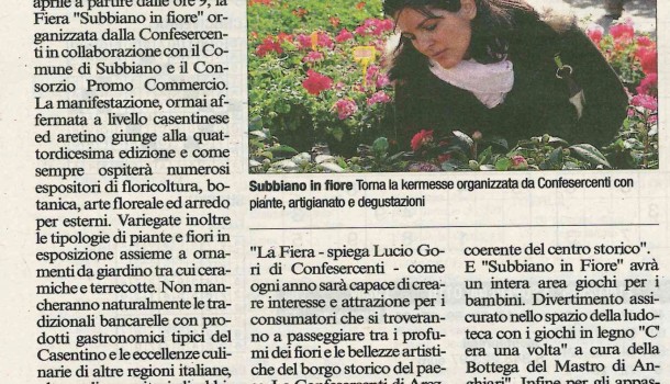 Corriere di Arezzo 22 aprile 2015