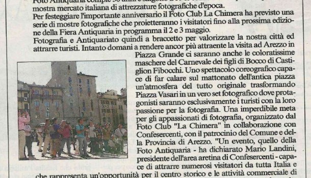 Corriere di Arezzo 25 aprile 2015