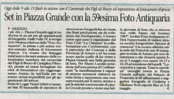 Corriere di Arezzo 26 aprile 2015