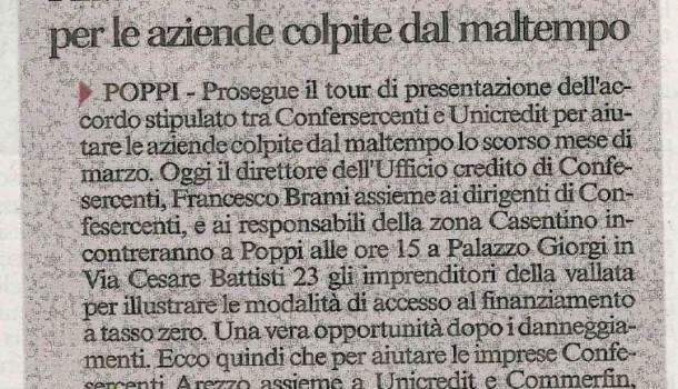 Corriere di Arezzo 29 aprile 2015