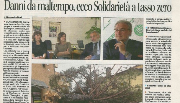 Corriere di Arezzo 30 aprile 2015