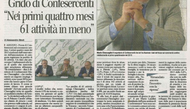 Corriere di Arezzo 22 maggio 2015