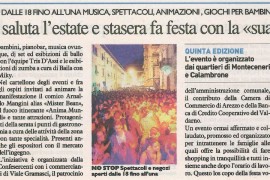 La Nazione di Arezzo 26 giugno 2015