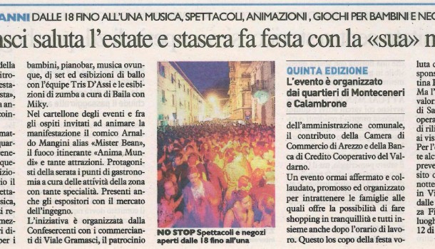 La Nazione di Arezzo 26 giugno 2015