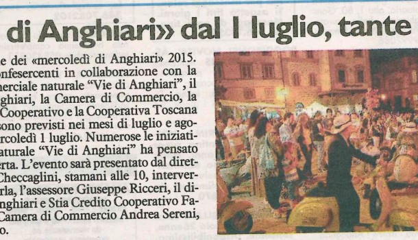 La Nazione di Arezzo 26 giugno 2015