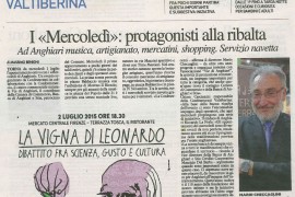 La Nazione di Arezzo 27 giugno 2015