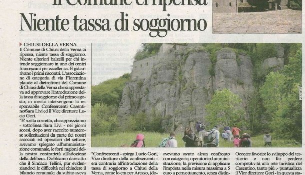 Corriere di Arezzo 31 luglio 2015