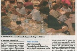 La Nazione di Arezzo 9 agosto 2015