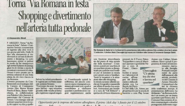 Corriere di Arezzo 9 settembre 2015