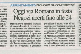 La Nazione di Arezzo 13 settembre 2015