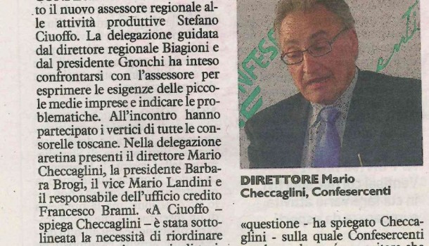 Nazione di Arezzo 17 settembre 2015