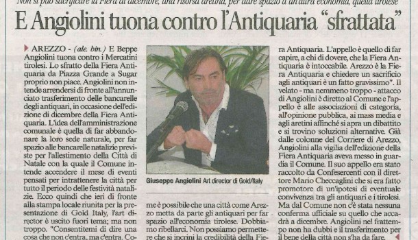 Corriere di Arezzo 20 ottobre 2015