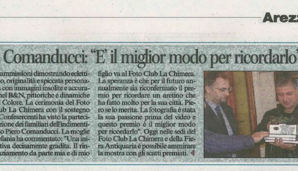 Corriere di Arezzo 1 novembre 2015