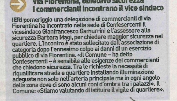 La Nazione di Arezzo 12 novembre 2015
