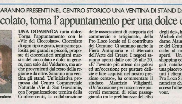 La Nazione di Arezzo 15 novembre 2015