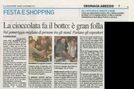 La Nazione di Arezzo 16 novembre 2015