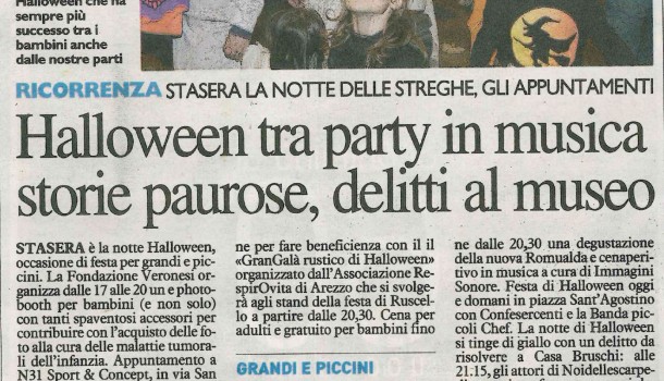 La Nazione di Arezzo sabato 31 ottobre 2015