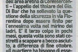 La Nazione di Arezzo 7 novembre 2015