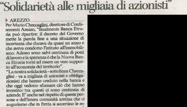 Corriere di Arezzo 24 novembre 2015