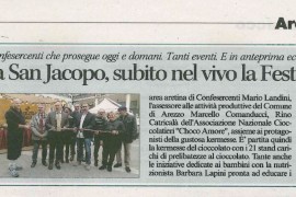 Corriere di Arezzo 21 novembre 2015