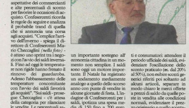 Corriere di Arezzo 30 dicembre 2015