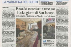 La Nazione di Arezzo 25 novembre 2015