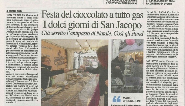 La Nazione di Arezzo 25 novembre 2015