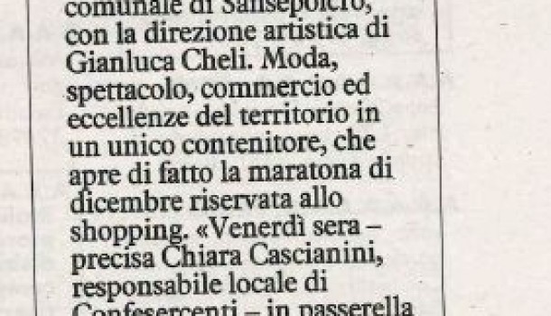 La Nazione di Arezzo 25 novembre 2015