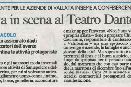 La Nazione di Arezzo 27 novembre 2015