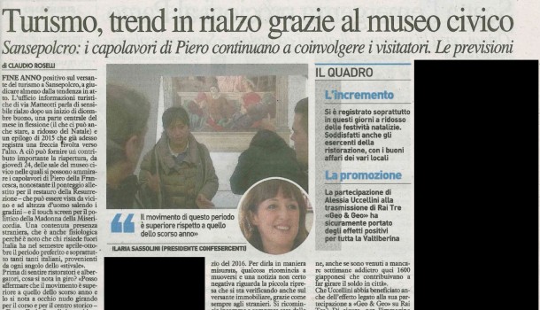 La Nazione di Arezzo 30 dicembre 2015