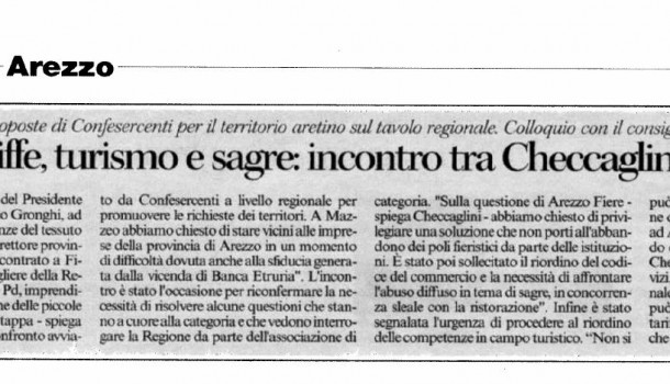 Corriere di Arezzo – 21 gennaio 2016