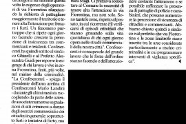 Corriere di Arezzo – 25 gennaio 2016