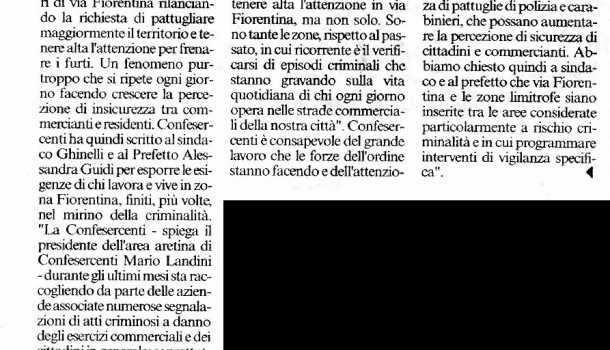Corriere di Arezzo – 25 gennaio 2016