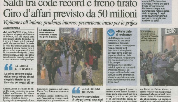 La Nazione di Arezzo – 6 gennaio 2016