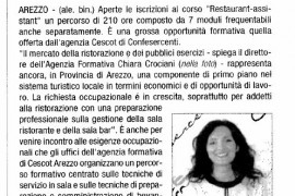 Corriere di Arezzo SPECIALE LAVORO – 10 febbraio 2016