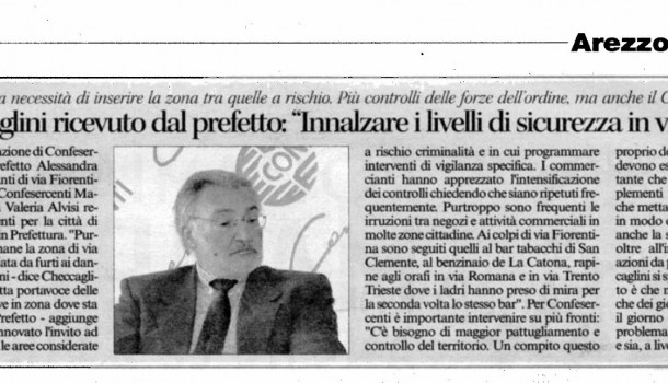 Corriere di Arezzo 11 febbraio 2016