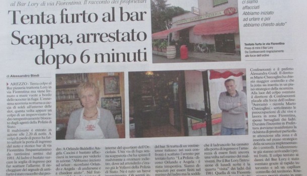 Corriere di Arezzo 17 febbraio 2016