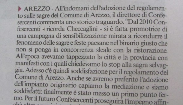 Corriere di Arezzo 24 febbraio 2016