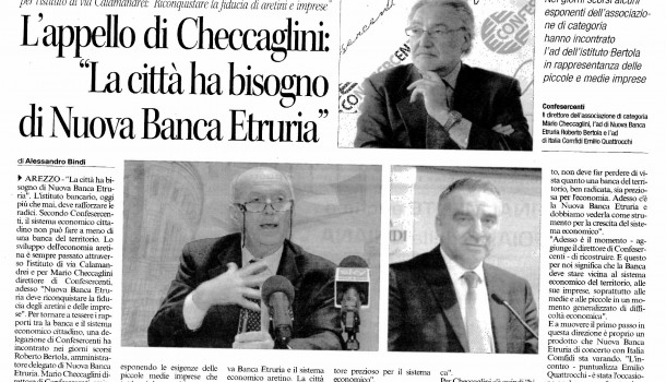Corriere di Arezzo – 5 febbraio 2016