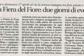 Corriere di Arezzo 15 aprile 2016