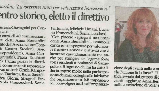 Corriere di Arezzo 17 aprile 2016