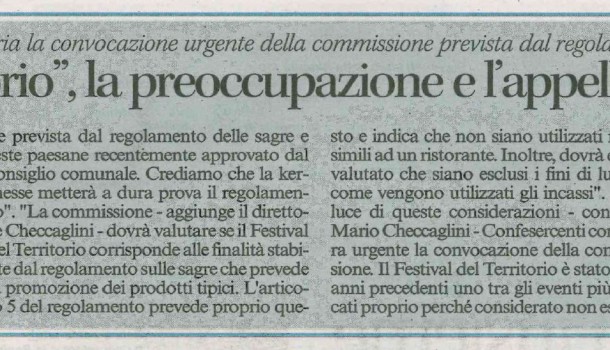 Corriere di Arezzo 20 aprile 2016