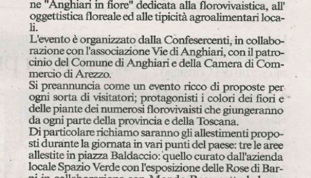 Corriere di Arezzo 15 maggio 2016