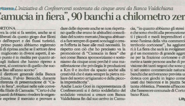 Corriere di Arezzo 22 maggio 2016