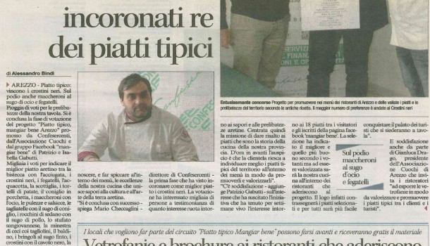 Corriere di Arezzo 26 maggio 2016